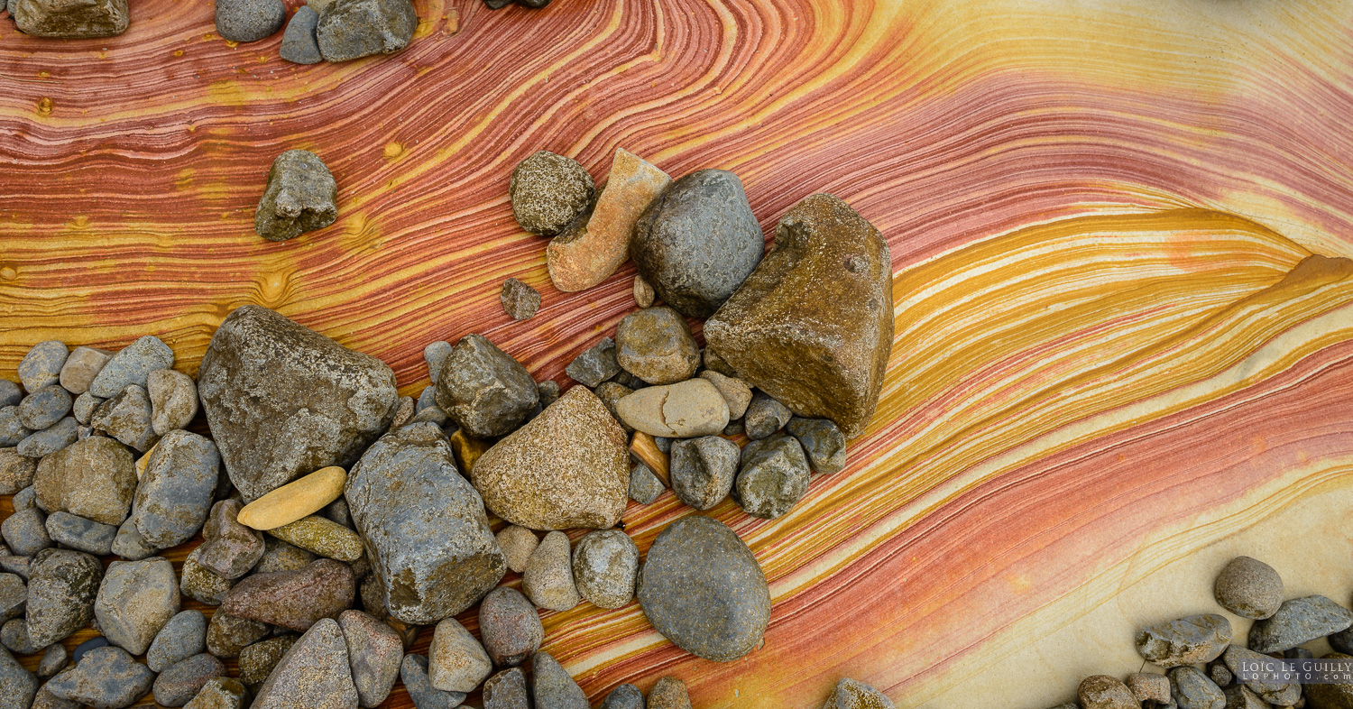 photograph of Sandstone patterns, Maria Island